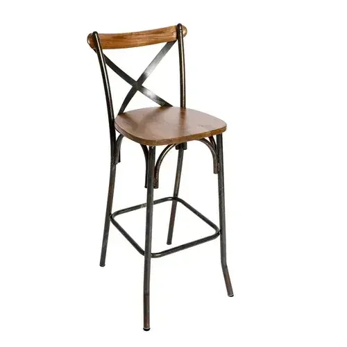 BFM Seating JS88BASH-AASB Henry Barstool