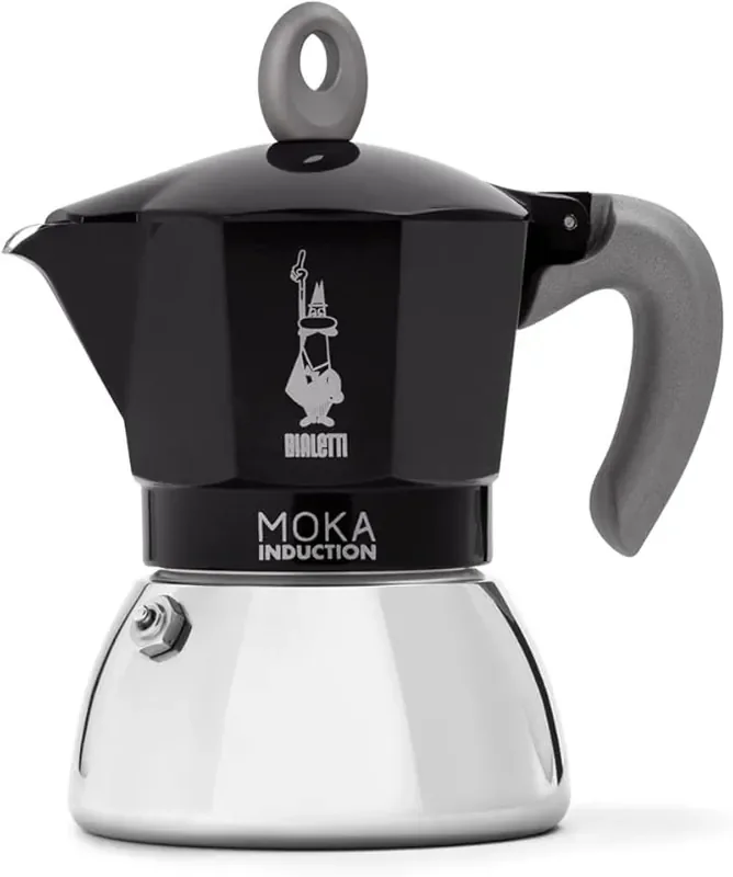 BIALETTI MOKA INDUCTION BLACK 4 CUPS