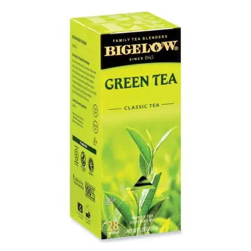Bigelow BTC00388 Single Flavor Tea, Green, 28 Bags/box