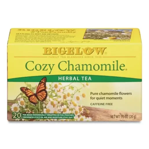 Bigelow BTC00401 Single Flavor Tea, Cozy Chamomile, 28 Bags/box