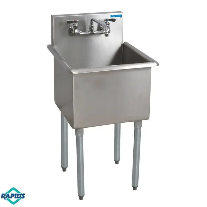 BK Resources BK8BS-1-1821-14 One Compartment Budget Sink, 21″ W