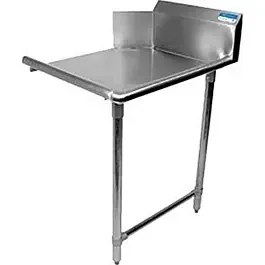 BK Resources BKCDT-36-R-SS 36″ Clean Straight Dishtable Right Side w/ S/s Legs