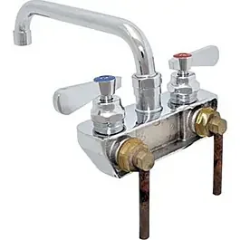 BK Resources BKF-4SM2-18-G OptiFlow Solid Body w/ 18″ Double-Jointed Swing Spout Faucet