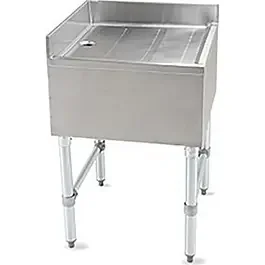 BK Resources BKUBD-C1818S 18″ x 18″ Stainless Steel Corner Drainboard