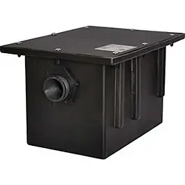 BK Resources PGT-14 14 lb Plastic Grease Trap Interceptor 7 Gallons Per Minute