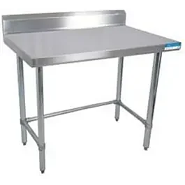 BK Resources SVTR5OB-3630 36″Wx30″D All Stainless Steel Work Open Base Table