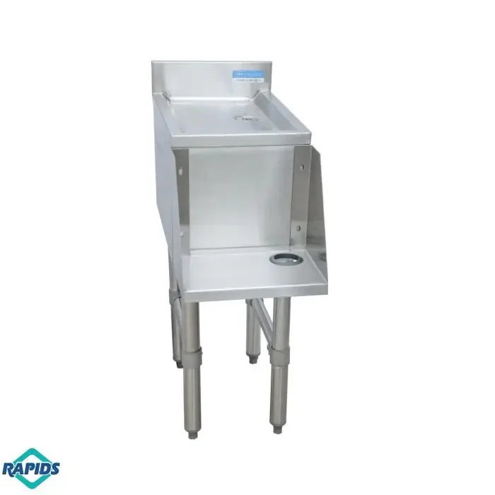 BK Resources UB4-21-BDMX12 Underbar Mixing Station w/ Drainboard, 12″ Width