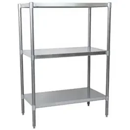 BK Resources VSU5-4324 43″Wx24″Dx60″H Galvanized Steel Dry Storage Shelving Unit