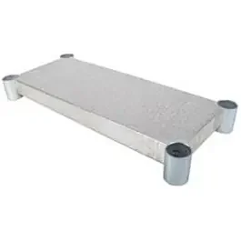 BK Resources VTS-4824 Galvanized Steel Undershelf for 48″L x 24″D Work Table