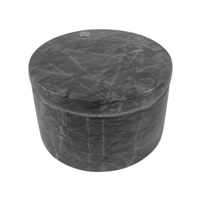 Black Marble Salt Cellar