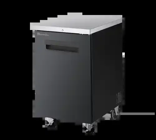 Blue Air BBB23-1B-HC 1 Door Back Bar Cooler, Black Finish Exterior, 23 -1/2″ W x 31-1/4″ D, R-290 Refrigerant