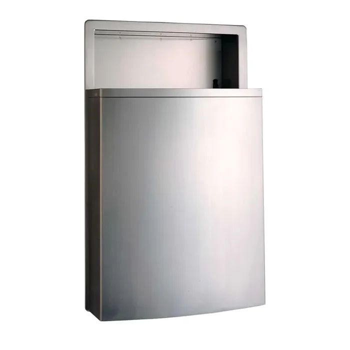 Bobrick 43644 ConturaSeries® 12.8 Gallon Recessed Waste Receptacle