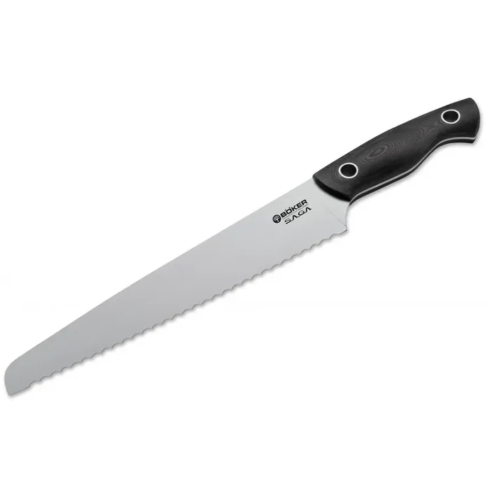 Boker Saga 9.3″ Bread Knife – G10 Satin
