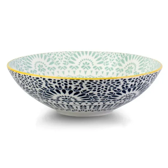 Bol Paisley Bleu 21cm
