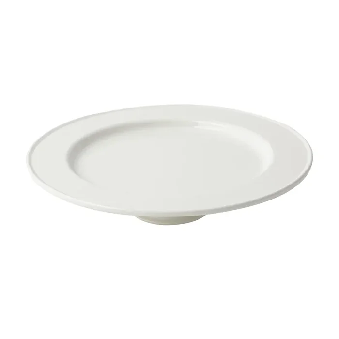Bon Chef 10234001 WHITE Sandstone 13″ x 2-3/4″H Cake Stand