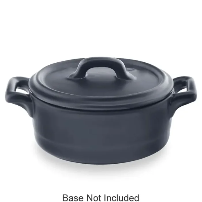 Bon Chef 1600005PBLACK Matte Cover for 8.5 Oz.Cocotte – 36 / CS