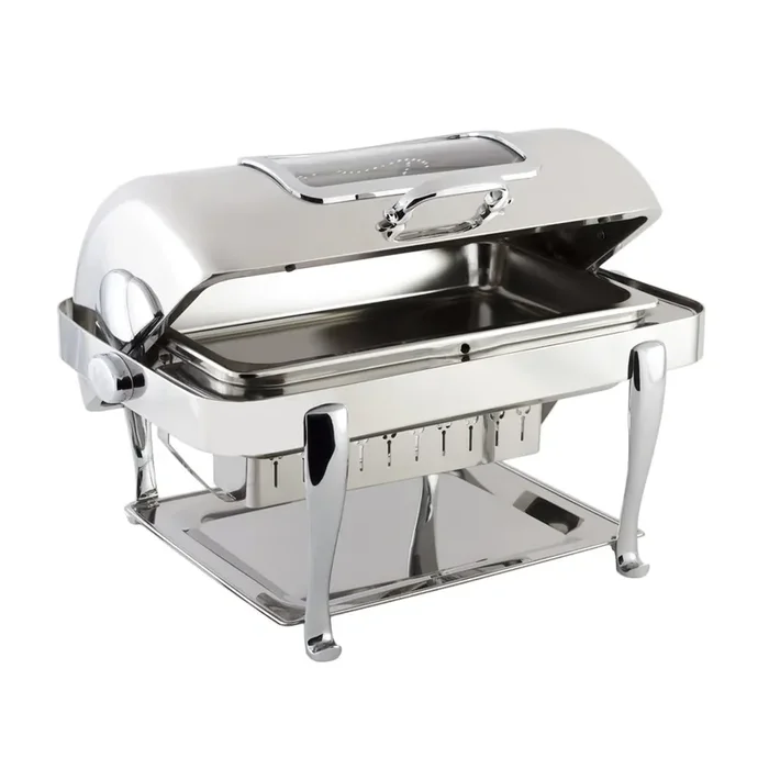 Bon Chef 19041CH Elite 8 Quart Chafer with Roman Legs