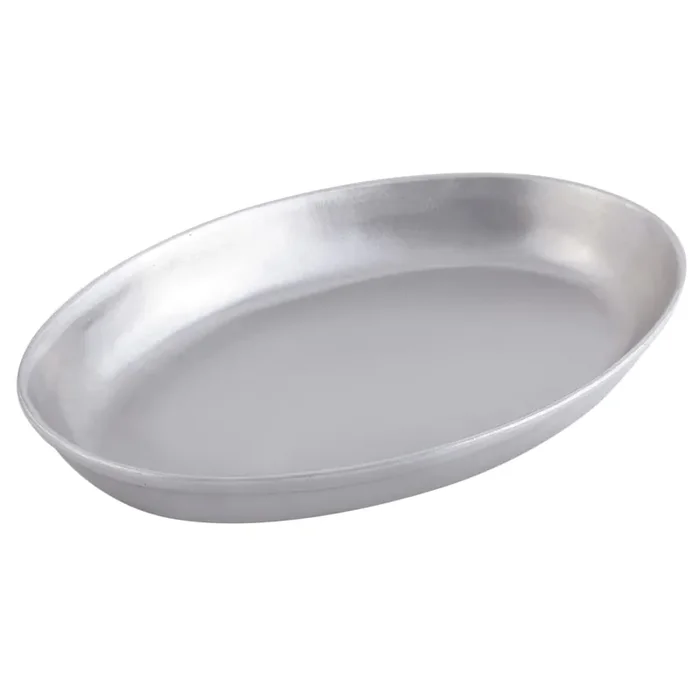 Bon Chef 2076 PEWTER Aluminum Oval 11″ x 15″ Coupe Platter