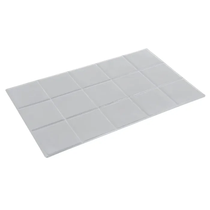 Bon Chef 52000 PEWTER Aluminum E Z Fit Solid Full Size Tile