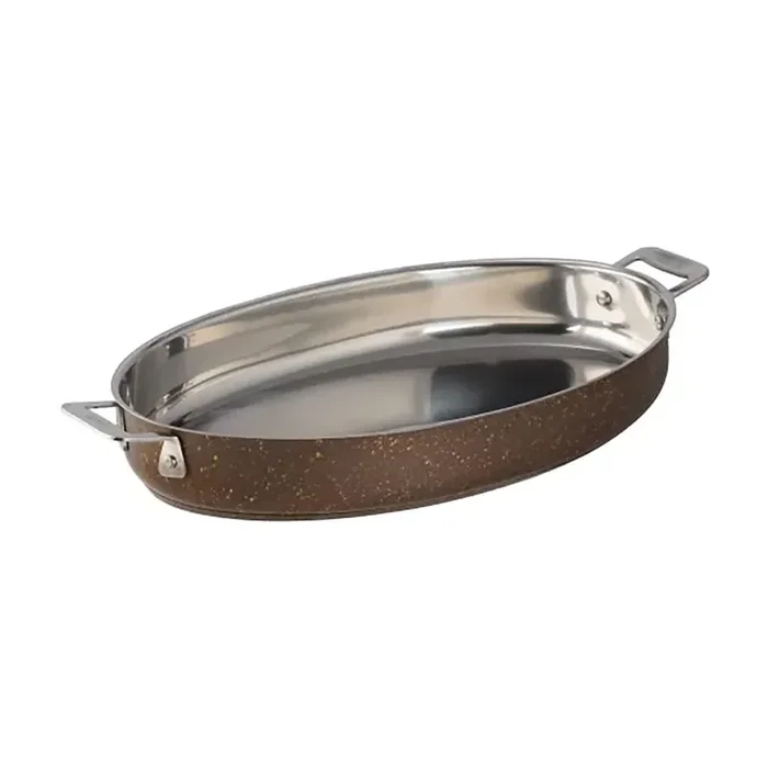 Bon Chef 60018COFFEE Coffee 4 Quart Au Gratin Dish