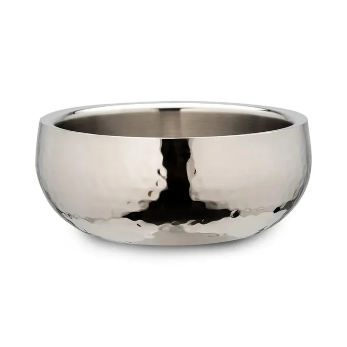 Bon Chef 61222 Hammered Double Wall 3 quart Bowl