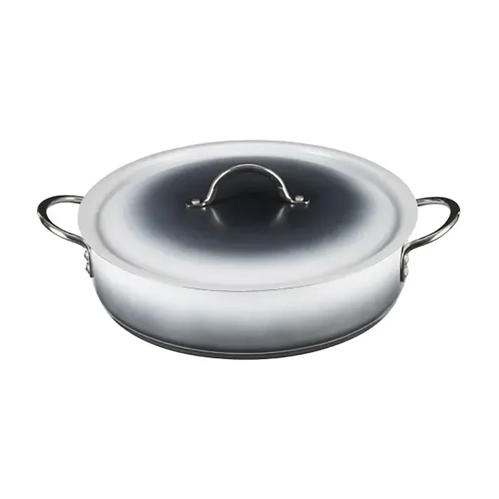 Bon Chef 73030-OM-S Shadow Gray S/S 6 Quart Brazier