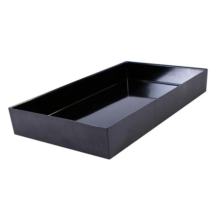 Bon Chef 9325BLACK Cold Wave Melamine Underliner