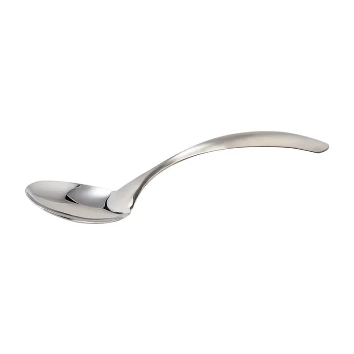 Bon Chef 9457BF 18/8 Solid 13.5″ 2 Ounce Serving Spoon