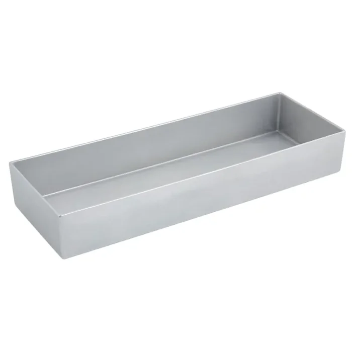 Bon Chef 9512 PEWTER Aluminum Rectangular 5 Qt. Straight Sided Bowl