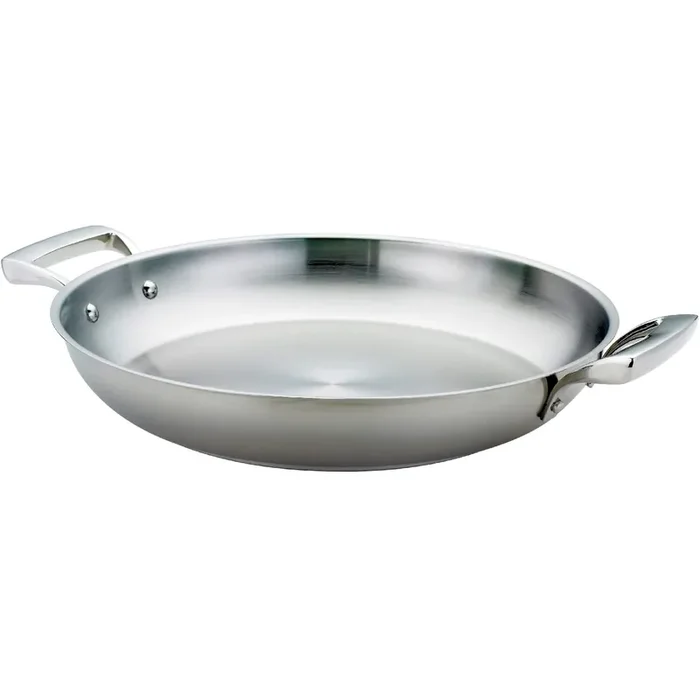 Browne Foodservice 5724171 Thermalloy® 9.5″ 2-Handled Paella Pan