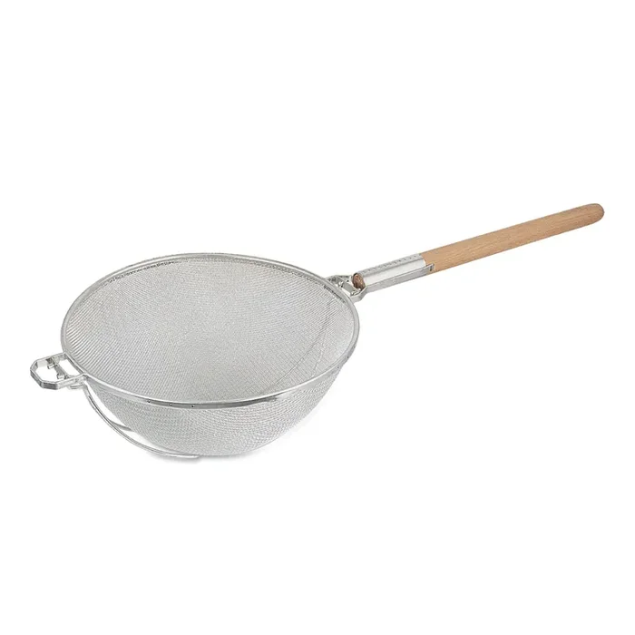 Browne Foodservice 574131 Double Mesh Strainer with 9″ Bowl