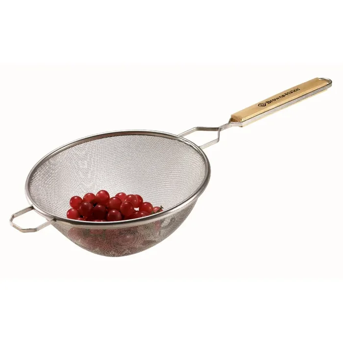 Browne Foodservice 9098 Fine Single-Mesh Strainer with 8″ Bowl