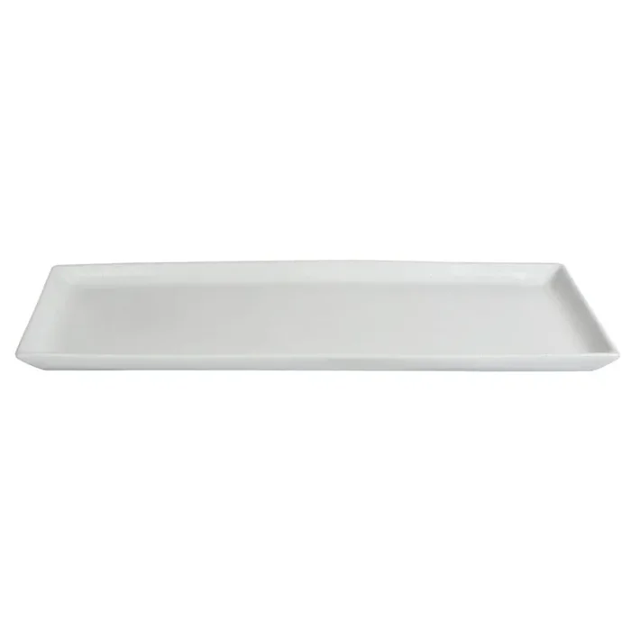 Bugambilia PU002WW White 20.2 Oz Rectangular Gourmet Platter