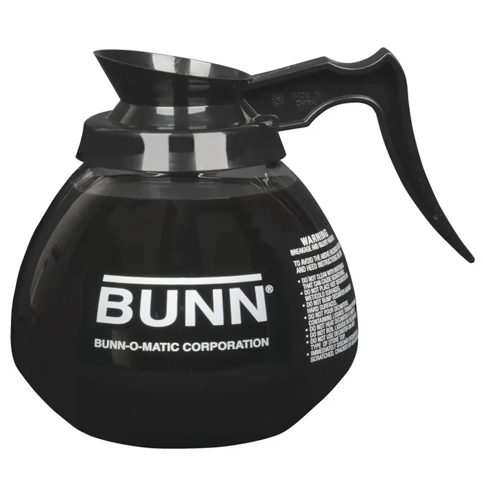 BUNN® 42400.0103 64 Oz. Black 12-Cup Coffee Decanter – 3 / PK