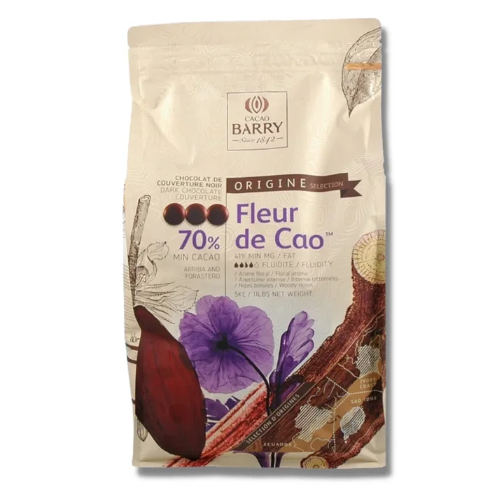 Cacao Barry Fleur de Cao Dark Chocolate – Premium Baking Chocolate