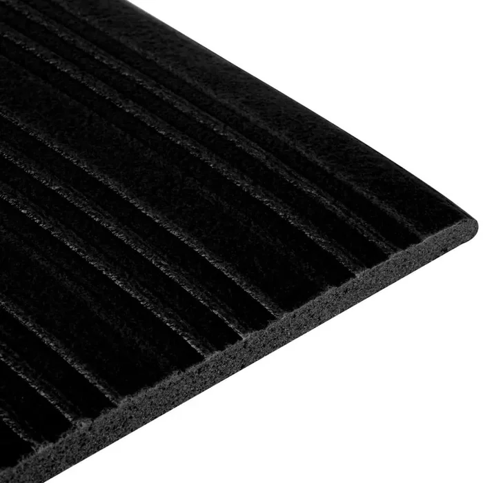 Cactus Mat 1025F-C4 Tredlite Black Sponge Ribbed 4‘ x 6‘ Floor Mat