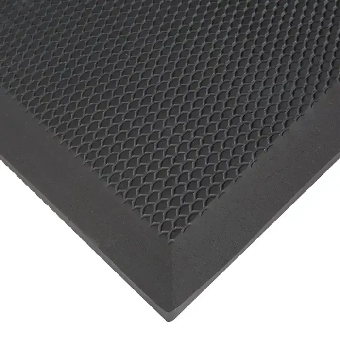 Cactus Mat 2200-33 Solid Black Cloud 3‘ x 3‘ Floor Mat