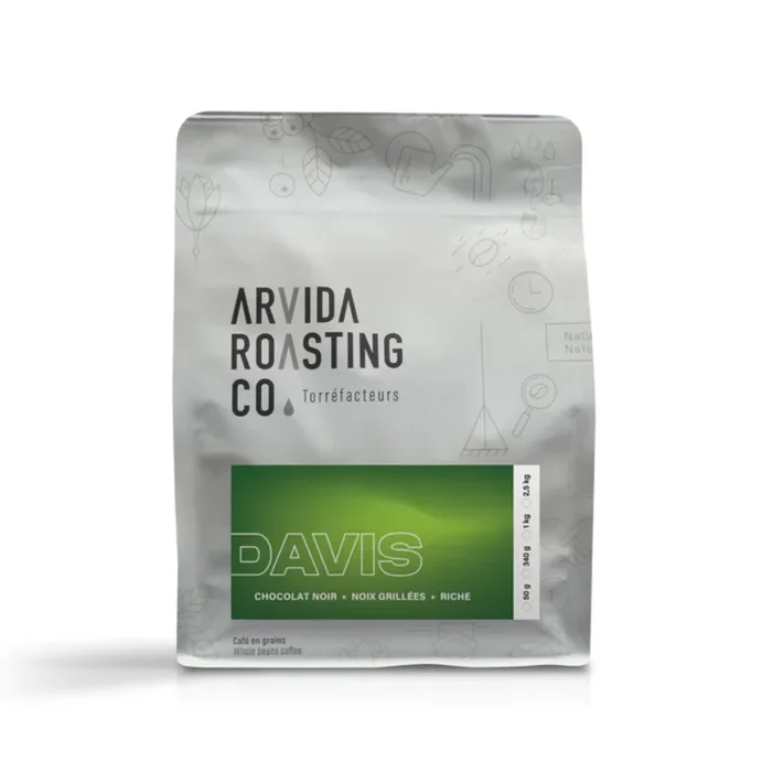 Café en grains Davis assemblage pour espresso 340 g – Arvida Roasting Co