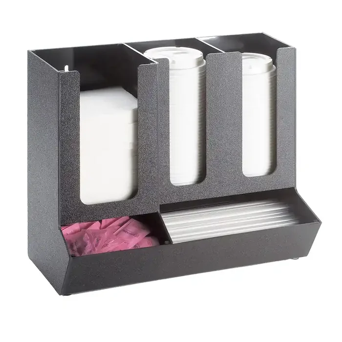 Cal-Mil 1013 (2) 4″ and (1) 5″ Straw and Lid Organizer