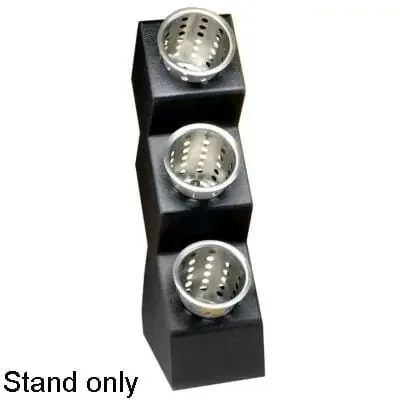 Cal-Mil 1016-3 Vertical Space Saver 3-Hole Silverware Display