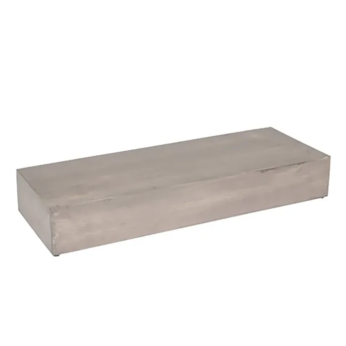 Cal-Mil 166-3-110 Aspen Gray Pine Wood Rectangular 20.5 x 7 x 3.25 Riser
