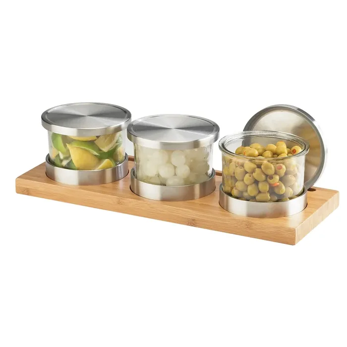 Cal-Mil 1850-4-60 16″ x 6″ Bamboo Jar Display