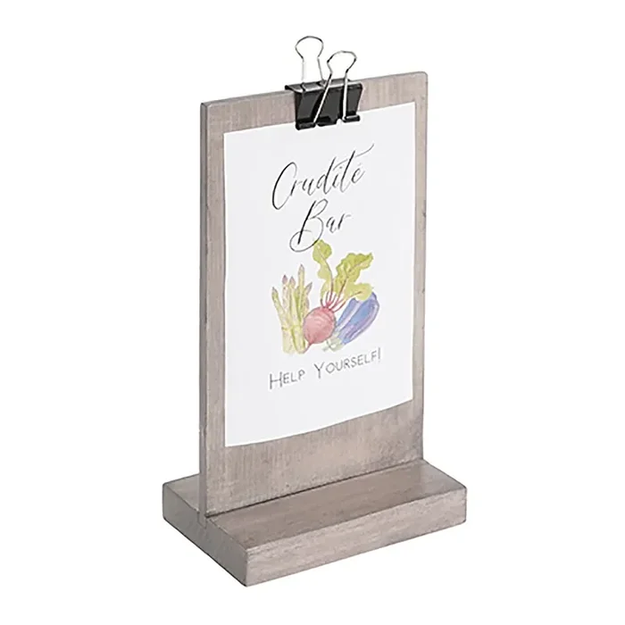 Cal-Mil 2036-46-110 Aspen 4.5″ x 8.5″ Clip Sign Holder