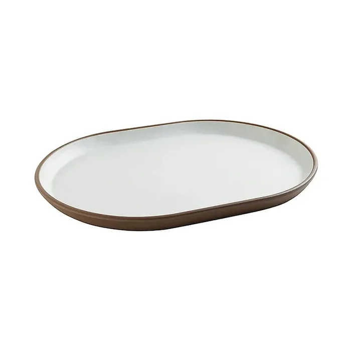 Cal-Mil 22018-89 Hudson Brown Melamine 14″ Platter – 6 / CS