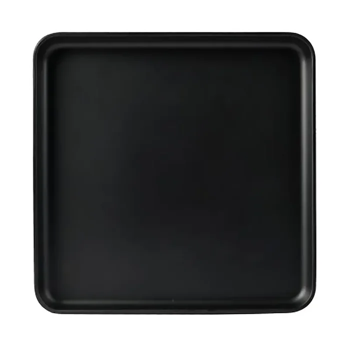 Cal-Mil 22025-11-13 Hudson Black 11″ Square Plate – 6 / CS