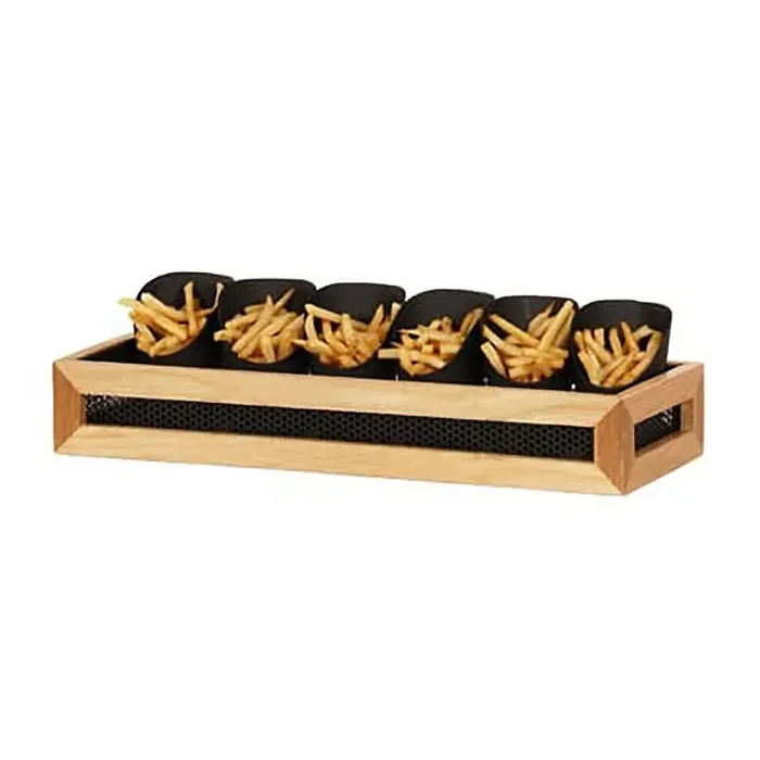 Cal-Mil 22906-4-115 Camden Black Reversible 20.5 x 7 x 4 Riser