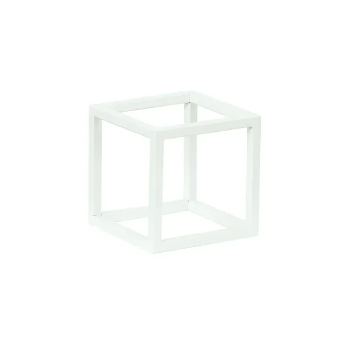 Cal-Mil 23201-8-15 Juno White Metal 8″ Square Tube Riser