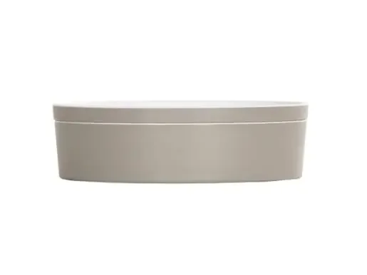 Cal-Mil 24129-10-102 10.5″ Round Bento Box-Ash 6/Case