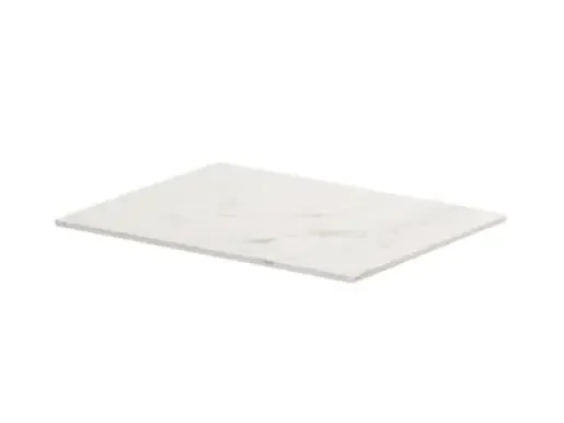 Cal-Mil 24407-1012-81 White Marble 10X12 Tray