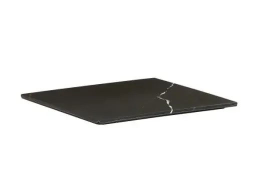 Cal-Mil 24408-10-124 Black Marble 10″ Square Tray